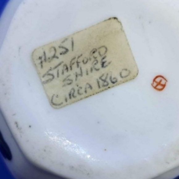 Staffordshire Circa 1860 Creamer. - Picture 5 of 5